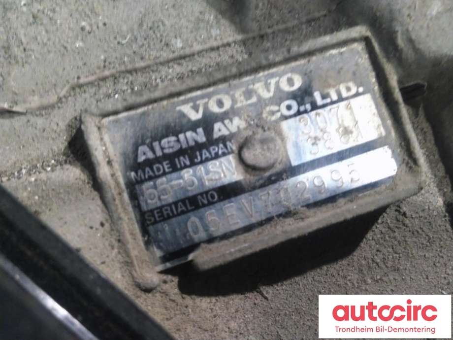 Girkasse 4WD hovedkasse til Volvo XC90 2002-2006 (Type I, Fase 1)  (AISIN AW|8251816|30713881|AW55-51SN)