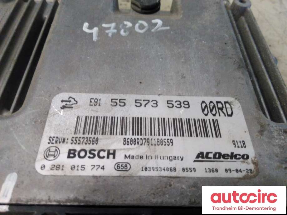 Styreenhet motor til Opel Insignia A 2009-2014  (BOSCH|55573539|55573560|55575349)