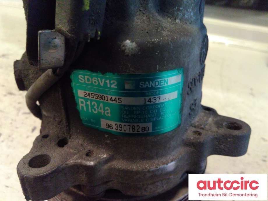 Aircondition kompressor til Peugeot 307 2001-2004 (Fase 1)  (SANDEN|9639078280|SD6V121437|6453KW)