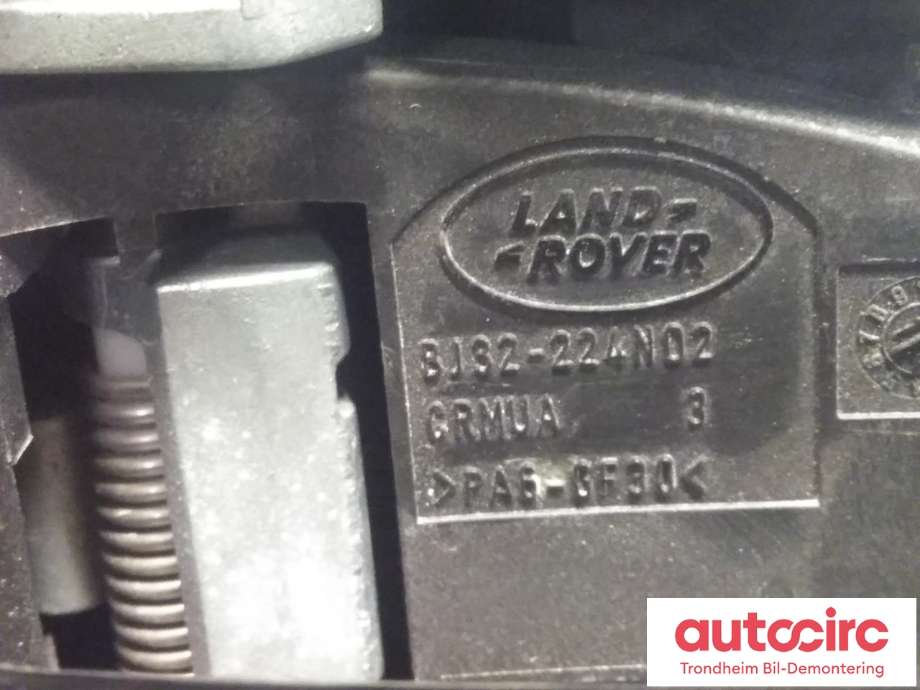 Dørhåndtak utv høyre bak til Land Rover Range Rover Sport 2013-->>  (..|DK62-224A00-AA|BJ32-224N02|LR050987| DK62224A00AA| LR025540| LR108184| BJ32224N02AB| BJ32224N02AD)