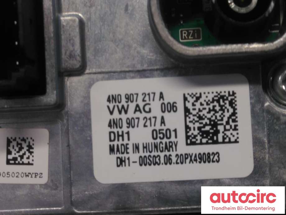 Parkeringskamera foran til Audi e-tron 2018-->>  (..|4N0907217A|4N0 907 217 A|)