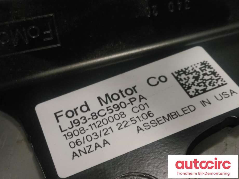 Vannpumpe elektrisk til Ford Mustang Mach-e 2020-->>  (FOMOCO|LJ93-8C590-PA|2484767|1908-1E90024)