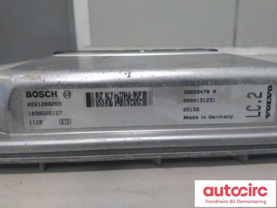 Styreenhet motor til Volvo XC90 2002-2006 (Type I, Fase 1) (BOSCH|30668478|8603115|0261208289)