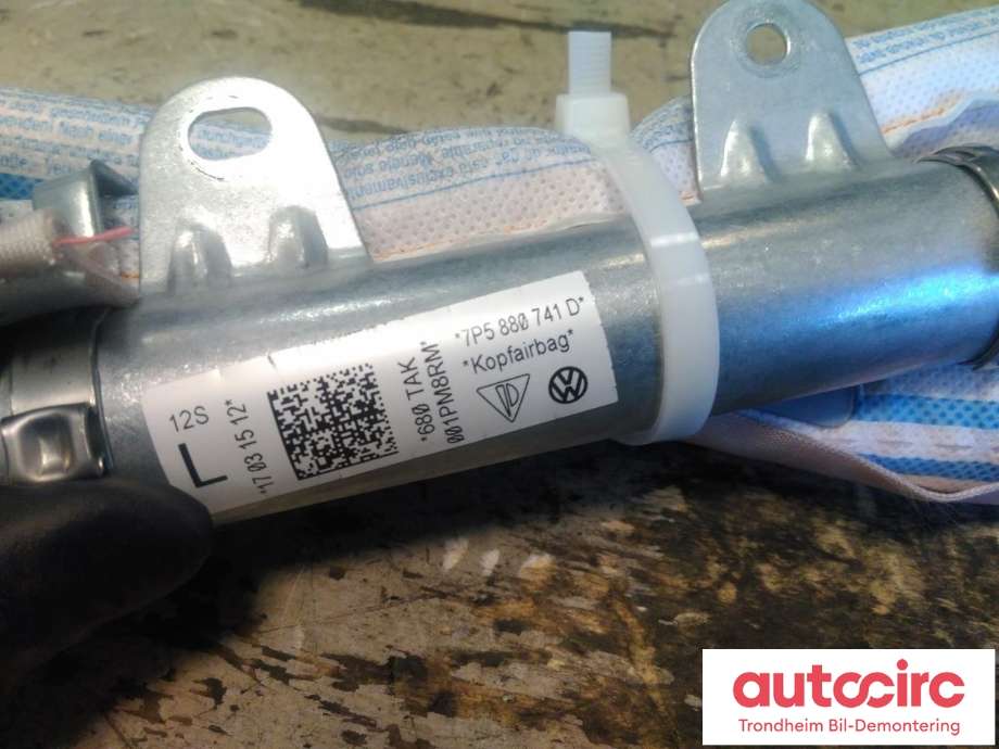 Airbag gardin venstre til Porsche Cayenne 2010-2017 (92A) (92A) (...|7P5880741D|95880306901|95880306902)