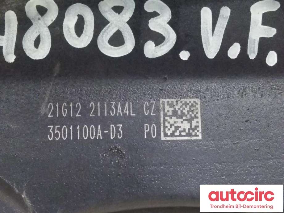 Bremsecaliper venstre foran til BYD Tang 2020-->>  (BREMBO|3501100A-D3|)