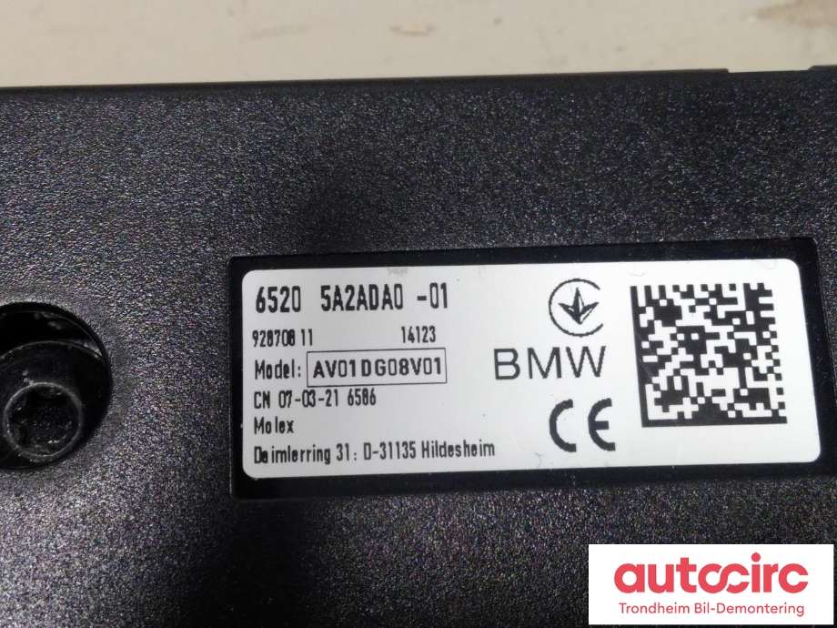 Antenne forsterker til BMW iX3 2021-->>  (..|5A2ADA0|65205A2ADA0|)