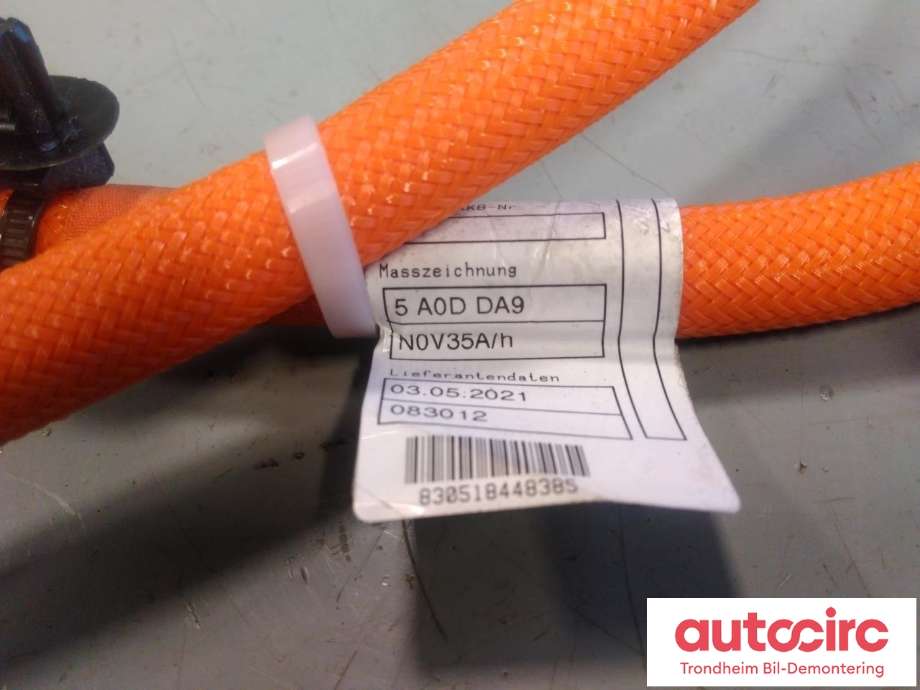 Kabel høy volt (HV) elbil til BMW iX3 2021-->>  (TIL KOMPRESSOR|5A0DED3|61125A0DED3|61 12 5 A0D ED3)