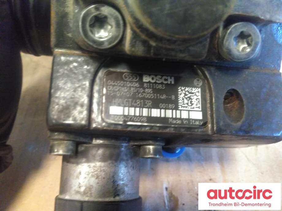 Dieselpumpe til Opel Vivaro B 2014-2019  (BOSCH|95517997|95521602|95530255| 167005114R| 0445010406)