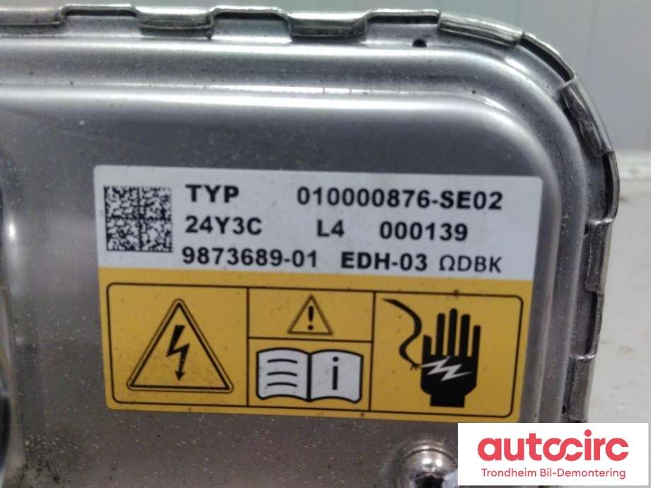 Varmeapparat ekstravarmer til BMW iX3 2021-->>  (..|9873689|64129873689|64125A2C392)