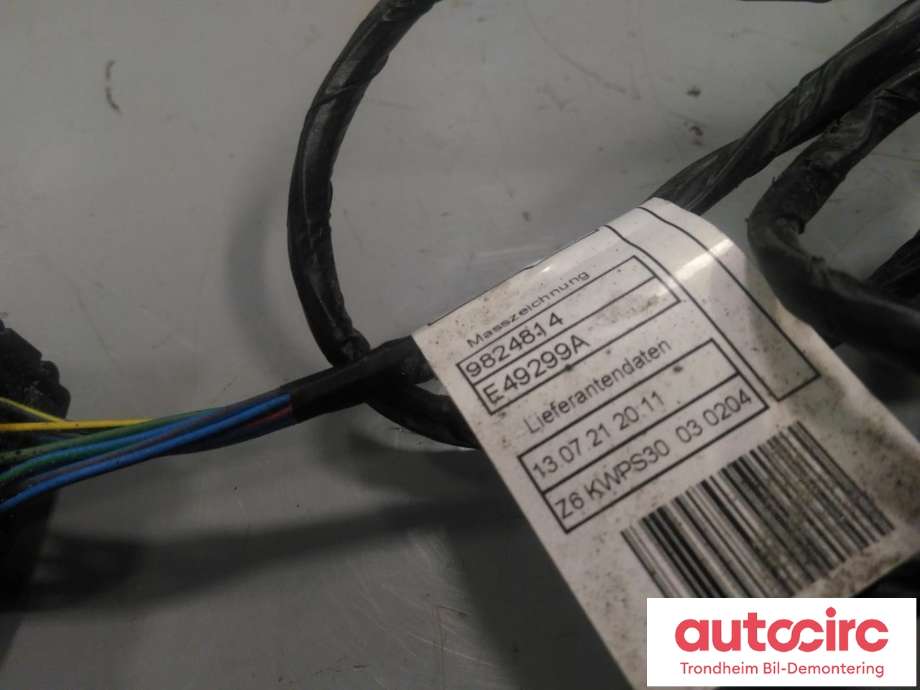 Ledningsnett til BMW iX3 2021-->>  (TIL STØTFANGER BAK|9824815|61129824815|61 12 9 824 815)