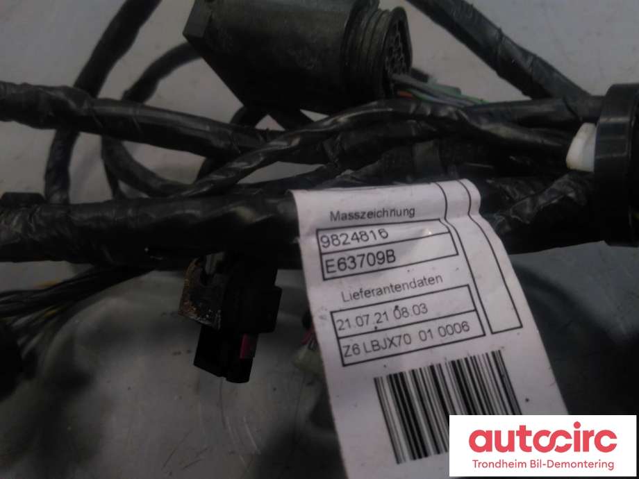 Ledningsnett til BMW iX3 2021-->>  (TIL STØTFANGER FORAN|9824817|61129824818|61 12 9 824 818| 982481701)