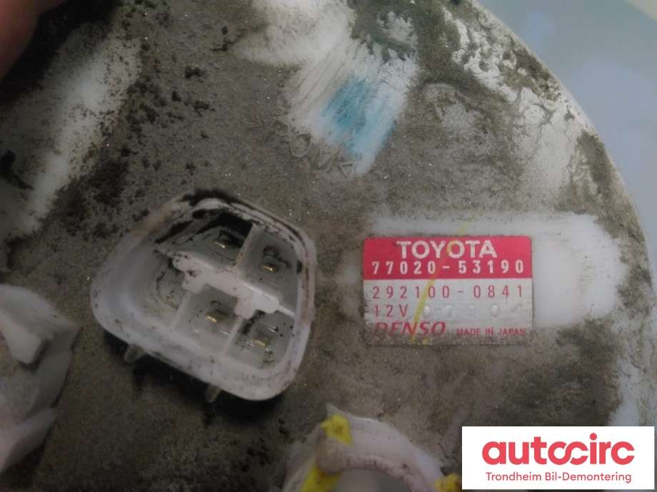 Bensinpumpe elektrisk til Lexus IS 2013-2020 (Type III) (XE30) (XE30) (DENSO|77020-53190|7702453080|292100-0841)