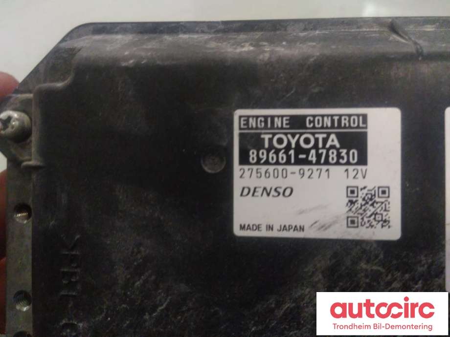 Styreenhet motor til Toyota Prius +7 2012-2020 (Type III) (stasjonsvogn) (stasjonsvogn) (DENSO|89661-47830|8966047A30|275600-9271)