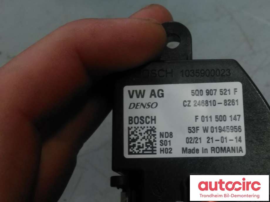 Varmeapparat motstand til Škoda Octavia 2020-->> (Type IV)  (BOSCH/DENSO|5Q0907521F|5Q0 907 521 F|F011500147| CZ246810-8261)