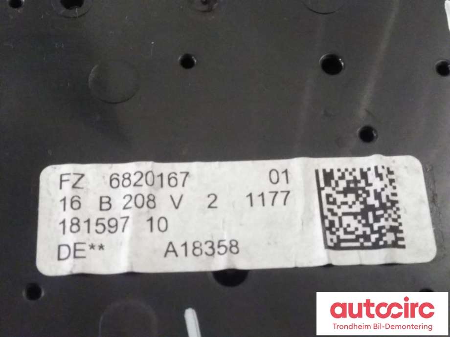 Taklyspanel til BMW X1 2015-2022 (F48) (F48) (FREMRE|6820167|61316820167|)