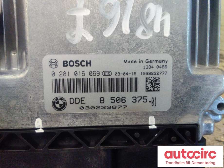 Styreenhet motor til BMW 3-Serie 2005-2011 (E90/E91/E92/E93) (E90/E91/E92/E93) (BOSCH|8506375|8577664|13618577664)