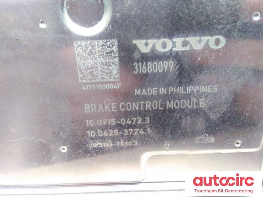 ABS sentral til Volvo XC90 2015-2025 (Type II) (ATE|31680102|31680105|31680099| 10.0915-0472.3| 10.0625-3724.1)