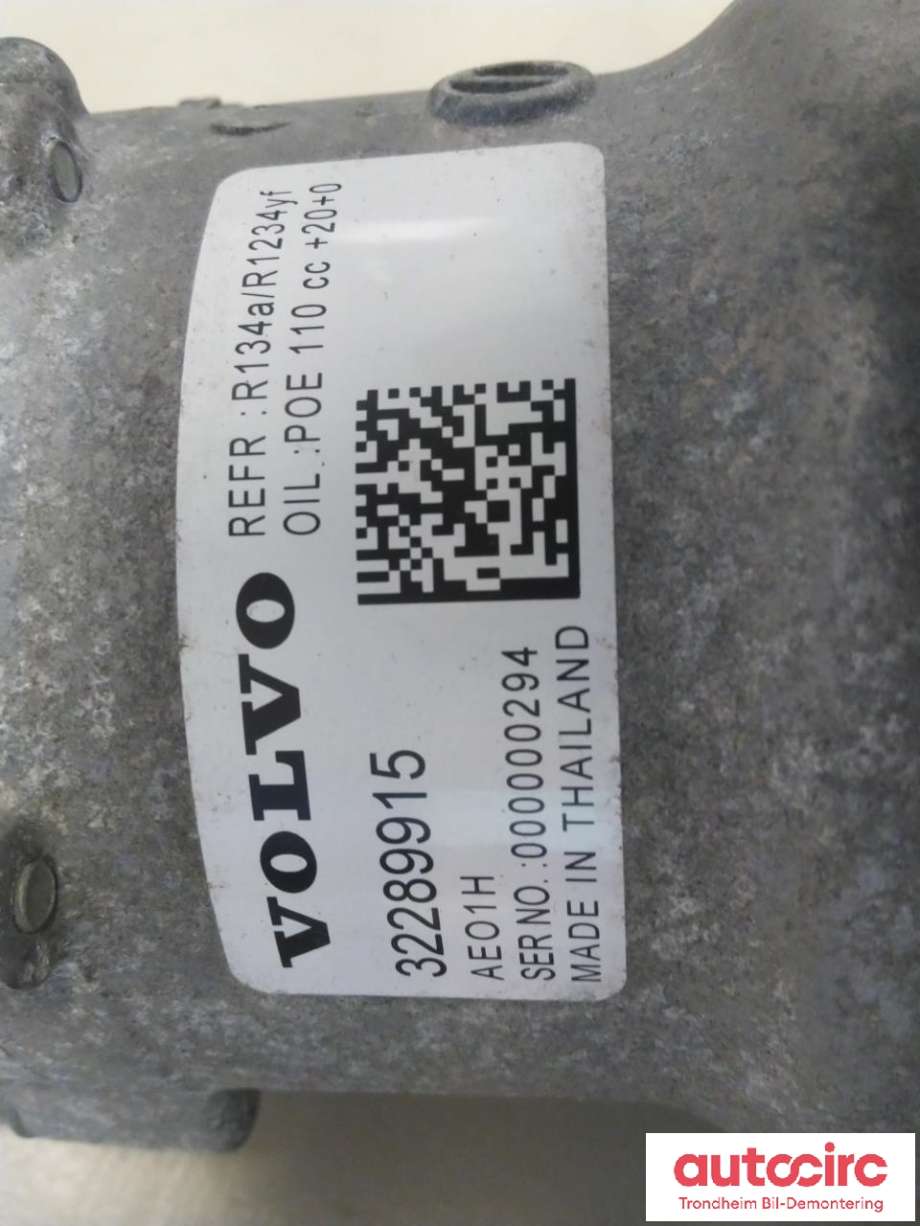Aircondition kompressor elbil til Polestar 2 2020-->>  (VOLVO|32289915|36010525|)