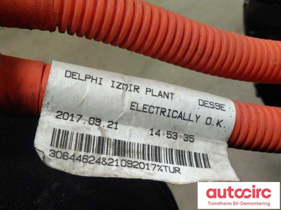 Kabel høy volt (HV) hybrid til Volvo XC90 2015-2025 (Type II)  (..|30644624|)