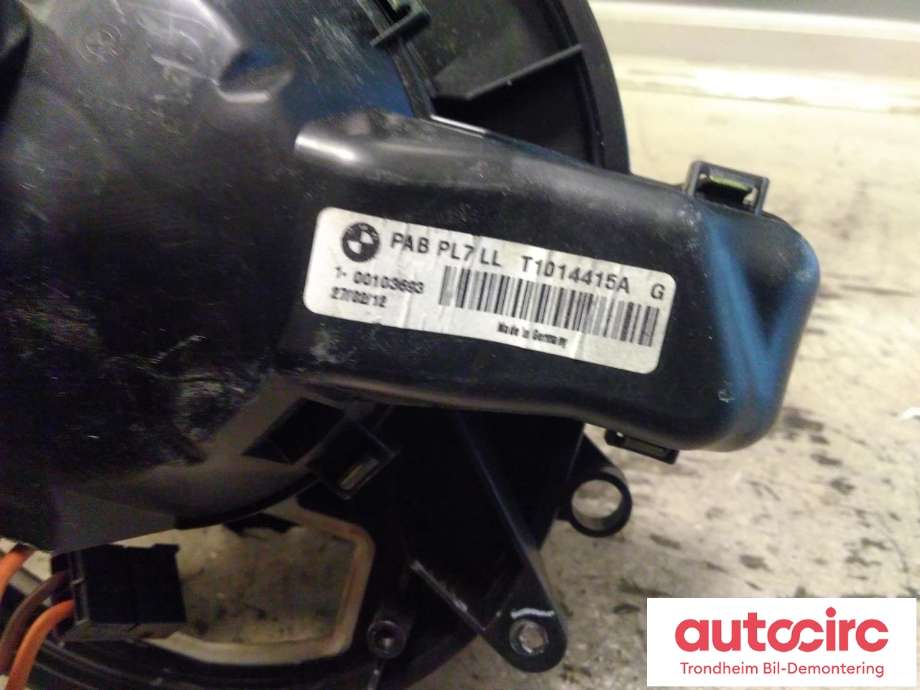 Varmeapparat motor til BMW 1-Serie 2011-2015 (Fase 1) (F20/F21) (F20/F21) (VALEO|T1014415A|9350395|64119350395)