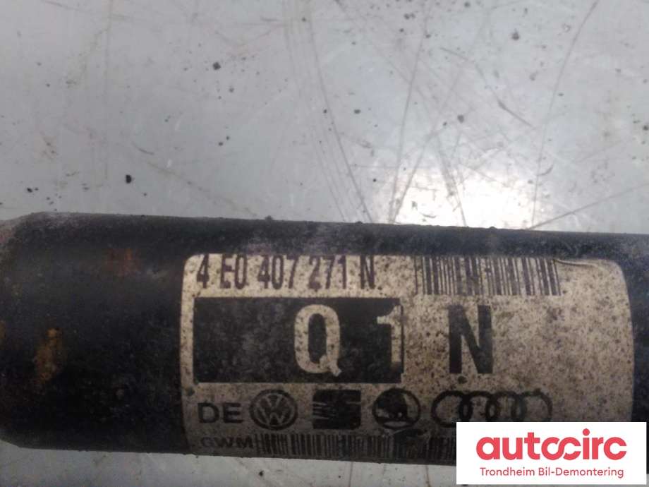 Drivaksel venstre foran, bensin/automat til Audi A8 2003-2010 (Type II)  (..|4E0407271N|4E0407451X|)
