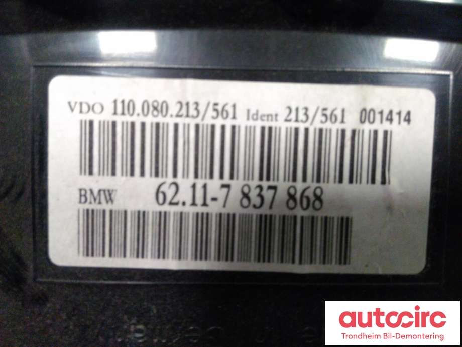 Instrumentpanel til BMW M5 2005-2010 (E60) (E60) (..|7837868|62117842182|)