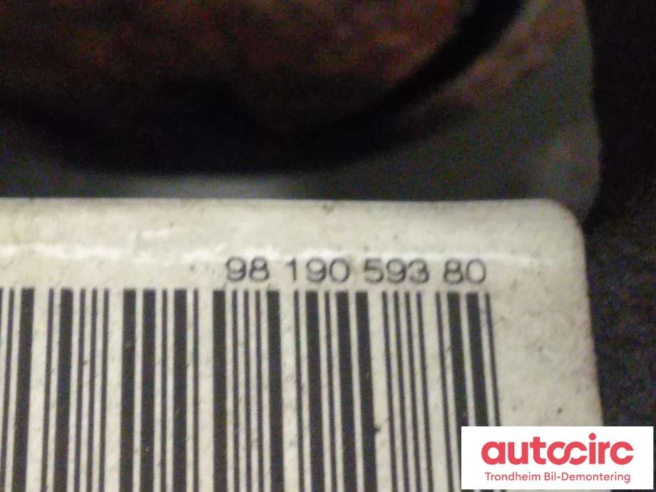 Bremsecaliper venstre bak, elektrisk til Peugeot 308 2013-2021 (Type II)  (..|9819059380|1608998880|1651758180)