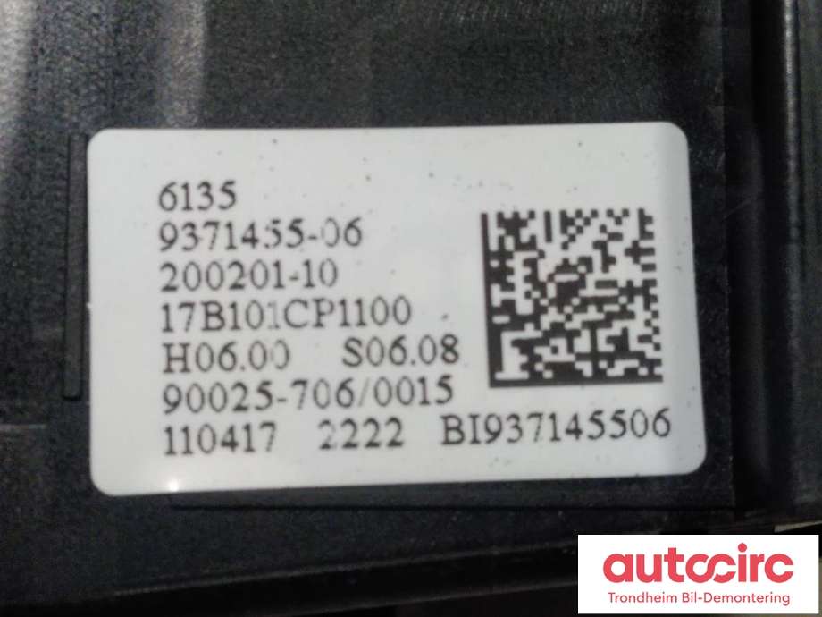 Bilstereo betjeningspanel til BMW 2-Serie, Active/Gran Tourer 2014-->> (F45/F46) (F45/F46) (..|9371455|64119371455|)