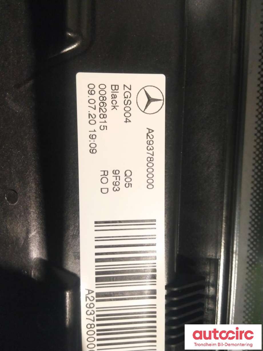 Takluke til Mercedes EQC 2019-->>  (WEBASTO|A2057800021|A2057807100|A2059002229| A2059003749)
