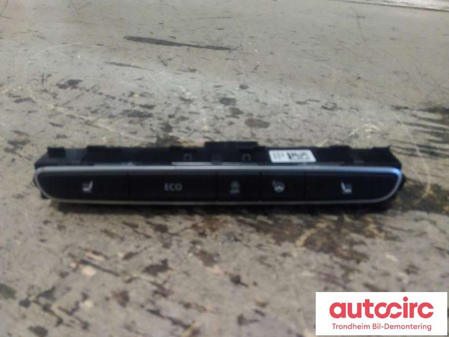 Bryter setevarme til Renault Scenic, 2016-2019 (Type IV)  (VALEO|283E85657R)