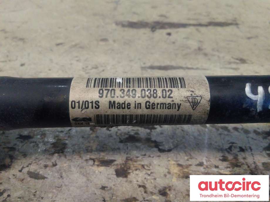 Drivaksel venstre foran, bensin/automat til Porsche Panamera 2009-2017 (Type I) (970) (970) (...|97034903802|97034903805|)