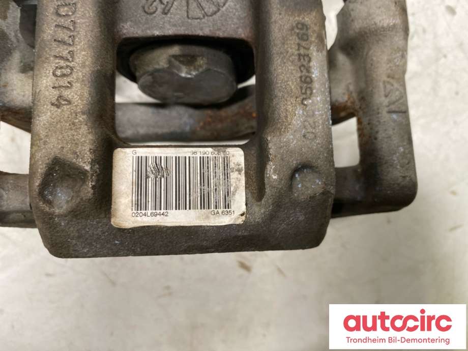 Bremsecaliper venstre bak, elektrisk til Peugeot 508 2018-->> (Type II)  (..|1608999580|)