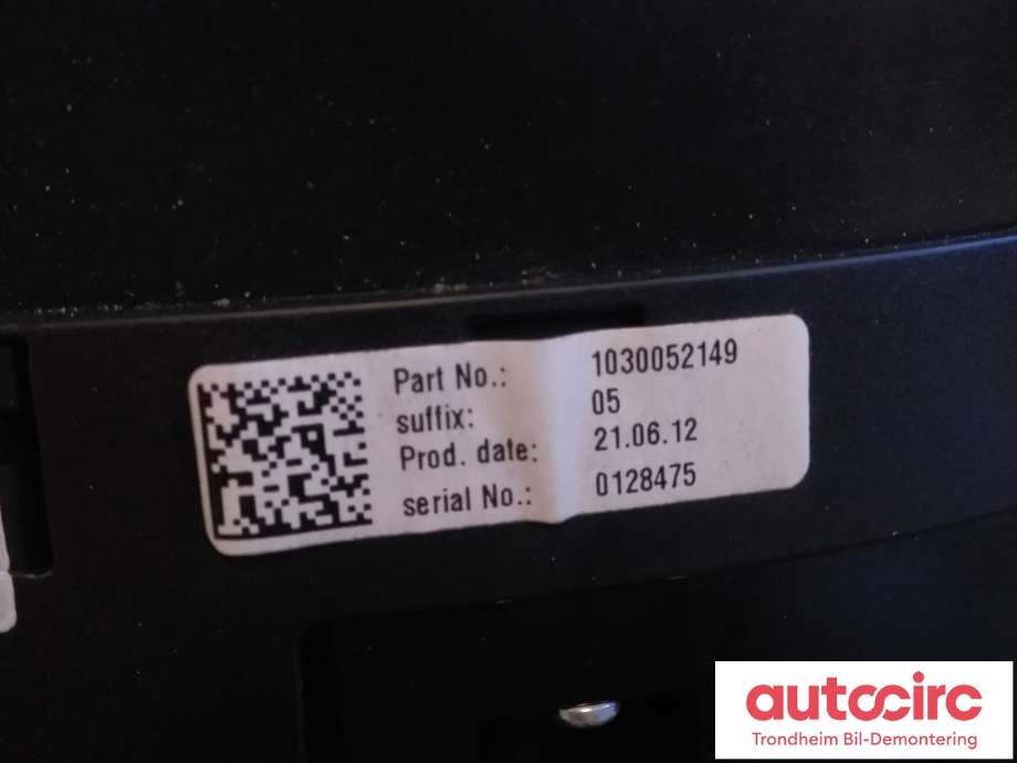 Instrumentpanel til Mercedes A-Klasse 2012-2018 (W176) (W176) (BOSCH|A1769008500|A 176 900 85 00|0263700064)