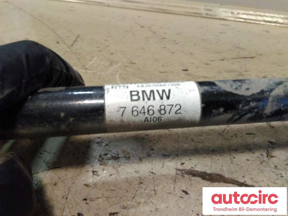 Drivaksel høyre bak, hybrid til BMW 2-Serie, Active/Gran Tourer 2014-->> (F45/F46) (F45/F46) (...|7646872|33207646872|33 20 7 646 872)