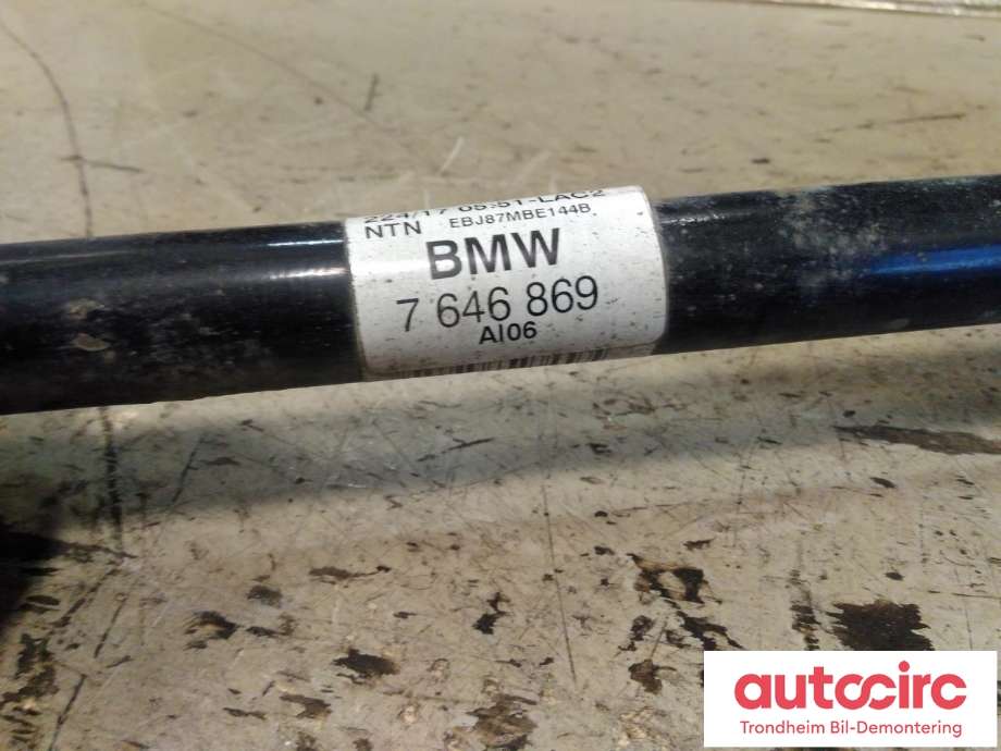 Drivaksel venstre bak, hybrid til BMW 2-Serie, Active/Gran Tourer 2014-->> (F45/F46) (F45/F46) (...|7646869|33207646869|33 20 7 646 869)