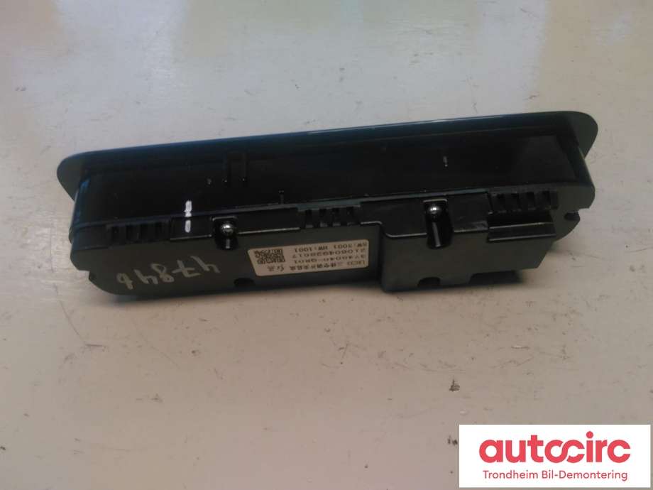 Varmeapparat betjening til Hongqi E-HS9 2022-->> (..|3748040-QR01|)