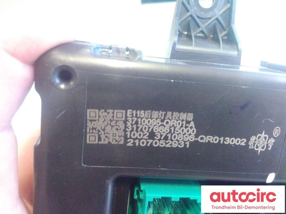 Styreenhet diverse til Hongqi E-HS9 2022-->>  (..|3710095-QR01-A|3710896-QR013002|)