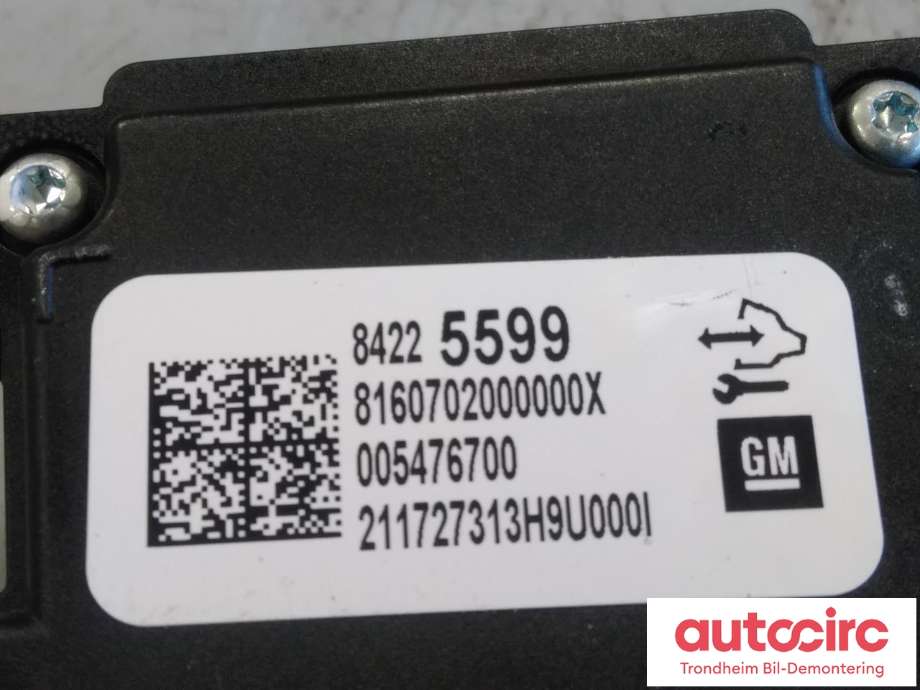 Parkeringskamera foran til Opel Ampera-e 2017-->> (Type II)  (..|84225599|84225601|)