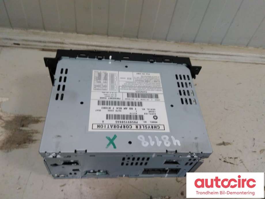 Bilstereo til Jeep Patriot 2007-2010  (..|5091509AG|5091 509AG|P05091509AG)