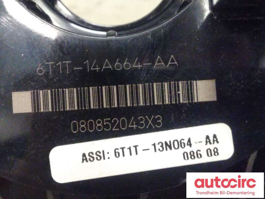 Airbag slepering til Ford Transit Connect 2009-2013 (Type I, Fase 2) (..|6T1T-14A664-AA|1380948|6T1T-13N064-AA)