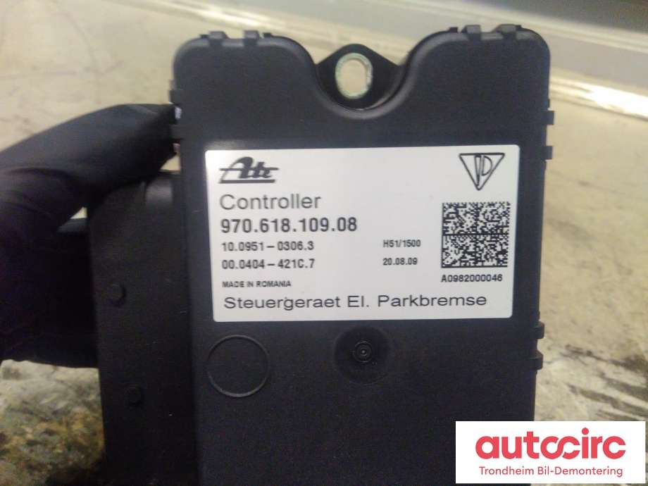 Styreenhet elektrisk parkbrems (EPB - Electric Parking Brake) til Porsche Panamera 2009-2017 (Type I) (970) (970) (ATE|97061810908|97061810910|970 618 109 10| 970 618 109 08| 10.0951-0306.3| 00.0404-421C.7)