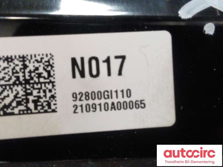Taklyspanel til Hyundai Ioniq 5 2021-->>  (..|92800-GI110| 92800GI110|92800-GI110-YGU|92800GI110YGU)