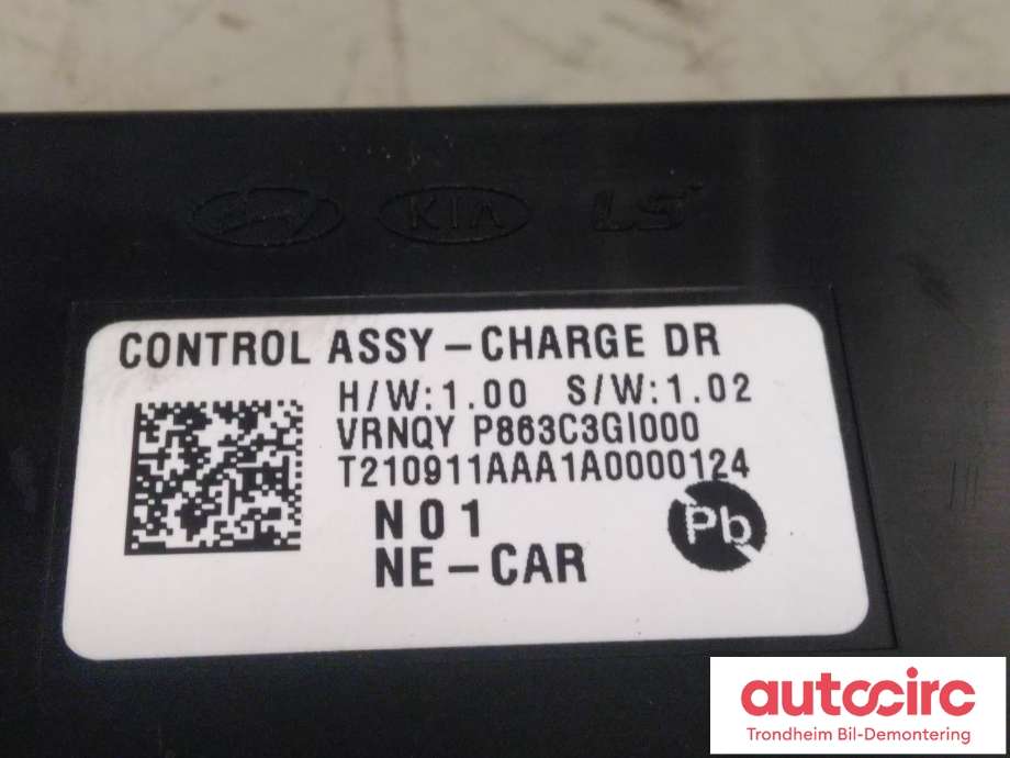 Styreenhet batteri til Hyundai Ioniq 5 2021-->>  (..|863C3-GI000|863C3GI000|)