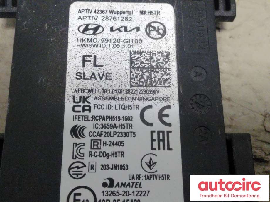 Sensor blindsone til Hyundai Ioniq 5 2021-->>  (ANATEL|99120-GI100|99120GI100|13265-20-12227)