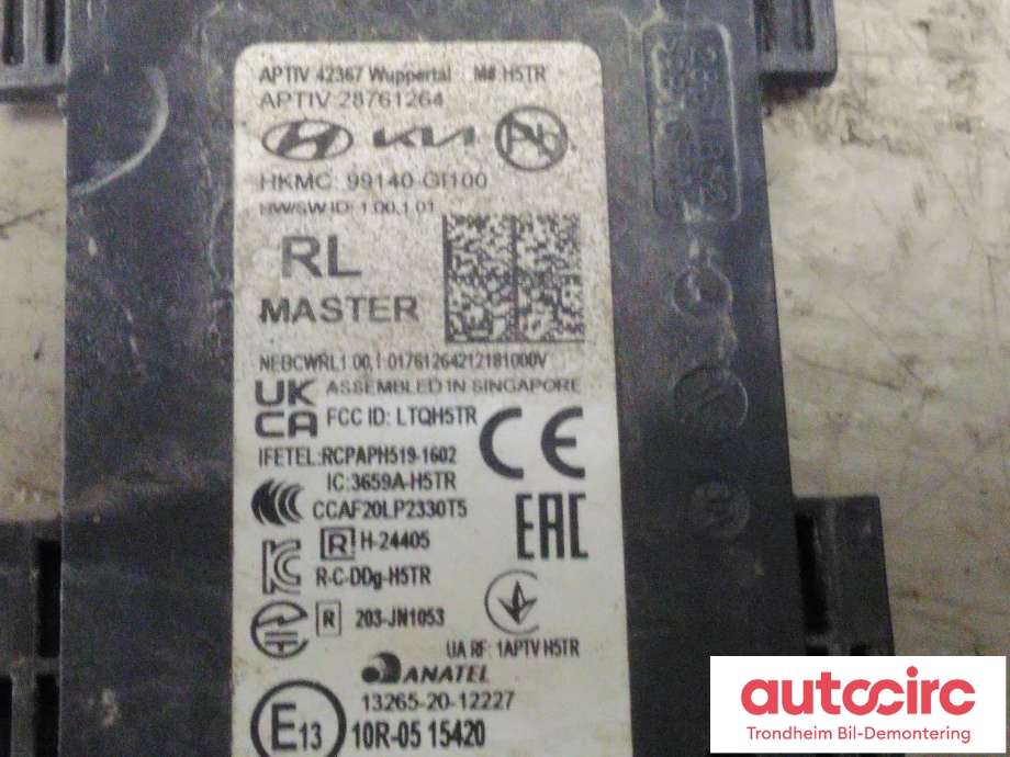 Sensor blindsone til Hyundai Ioniq 5 2021-->> (ANATEL|99140-GI100|99140GI100|13265-20-12227)