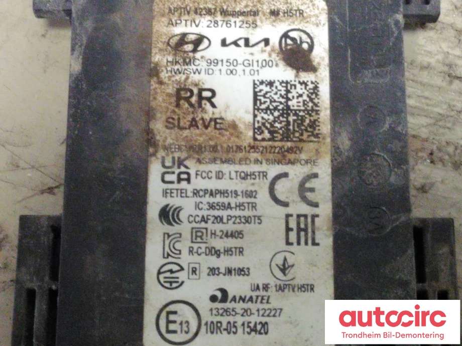 Sensor blindsone til Hyundai Ioniq 5 2021-->>  (ANATEL|99150-GI100|99150GI100|13265-20-12227)