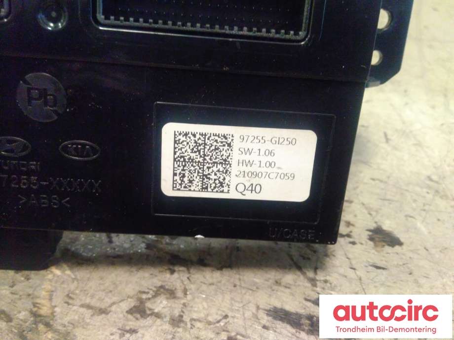 Styreenhet klima/aircondition til Hyundai Ioniq 5 2021-->>  (...|97255GI250|97255-GI250|)