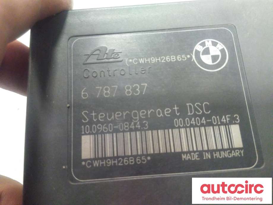 ABS sentral til BMW 3-Serie 2005-2011 (E90/E91/E92/E93) (E90/E91/E92/E93) (ATE|34516791521|2460468|34512460468)