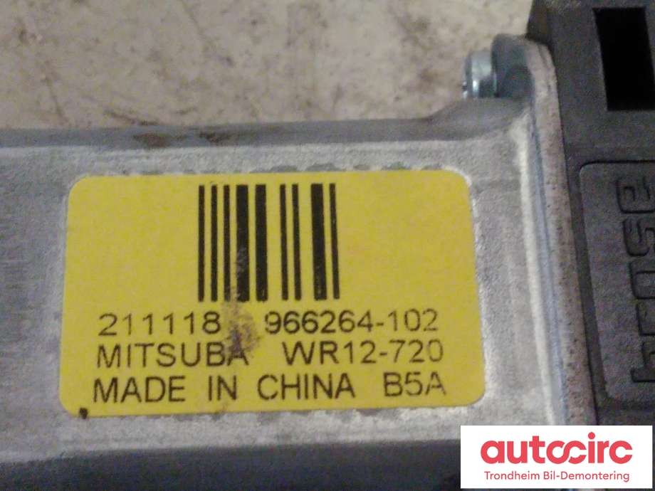 Ruteheis, kun motor, venstre bak til Polestar 2 2020-->>  (MITSUBA|32283266|31349758|966264-102)