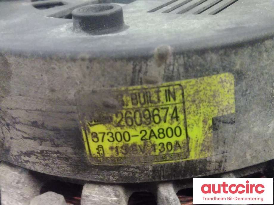 Dynamo diesel til Hyundai i40 2012-2017  (VALEO|37300-2A800|373002A800|2609674)